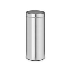 Brabantia Бак Touch Bin New, 30Л - Matt Steel Fingerprint Proof цена и информация | Мусорные баки | pigu.lt