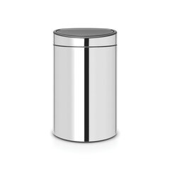 Бак мусорный Brabantia Touch Bin New, 40 л, Brilliant Steel цена и информация | Мусорные баки | pigu.lt