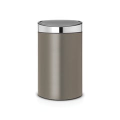 Мусорный бак Brabantia Touch Bin New, 40 л, цвет Platinum цена и информация | Мусорные баки | pigu.lt