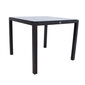 Lauko stalas, pilkas/juodas цена и информация | Lauko stalai, staliukai | pigu.lt