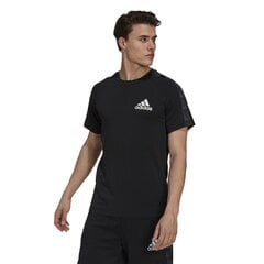 Sportiniai marškinėliai vyrams Adidas GR96774064054365849, juodi kaina ir informacija | Sportinė apranga vyrams | pigu.lt