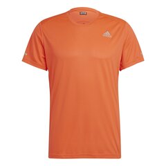 Sportiniai marškinėliai vyrams Adidas Run it H345364064055465005, oranžiniai kaina ir informacija | Sportinė apranga vyrams | pigu.lt