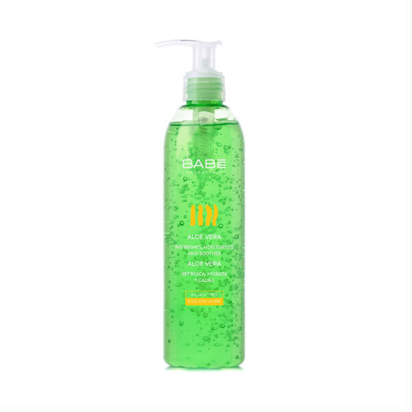 Babe Body drėkinamasis 100% Aloe kūno gelis 90ml kaina ir informacija | Kūno kremai, losjonai | pigu.lt