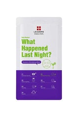 Atgaivinanti ir energijos suteikianti lakštinė veido kaukė Leaders What Happenend Last Night?, 25 ml цена и информация | Маски для лица, патчи для глаз | pigu.lt