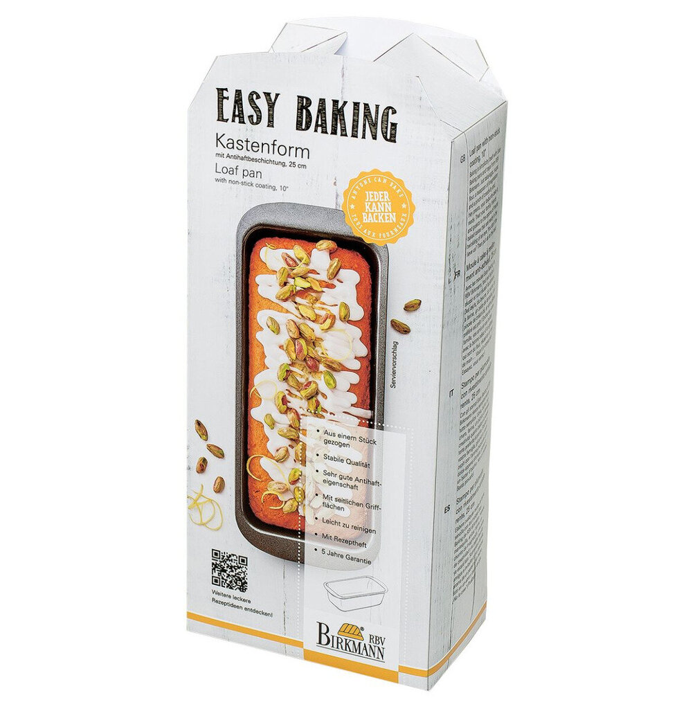 Kepimo forma Easy Baking, 25 x 8 cm kaina ir informacija | Kepimo indai, popierius, formos | pigu.lt