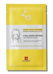 Lakštinė kaukė Leaders Collagen Lifting Skin Renewal 25 ml kaina ir informacija | Veido kaukės, paakių kaukės | pigu.lt