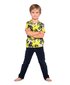 „Huppa“ marškinėliai berniukams JEIDEL žalioji citrina-marga spalva 907157811 kaina ir informacija | Marškinėliai berniukams | pigu.lt