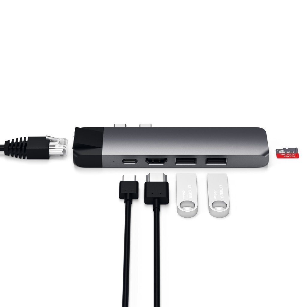 Adapteris Satechi ST-TCPHES, USB-C kaina ir informacija | Adapteriai, USB šakotuvai | pigu.lt