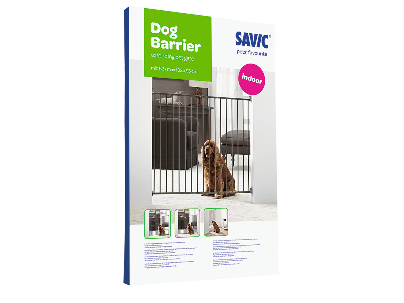 Apsauginė tvora šunims Savic, 62/110 - 95 cm kaina ir informacija | Transportavimo narvai, krepšiai | pigu.lt