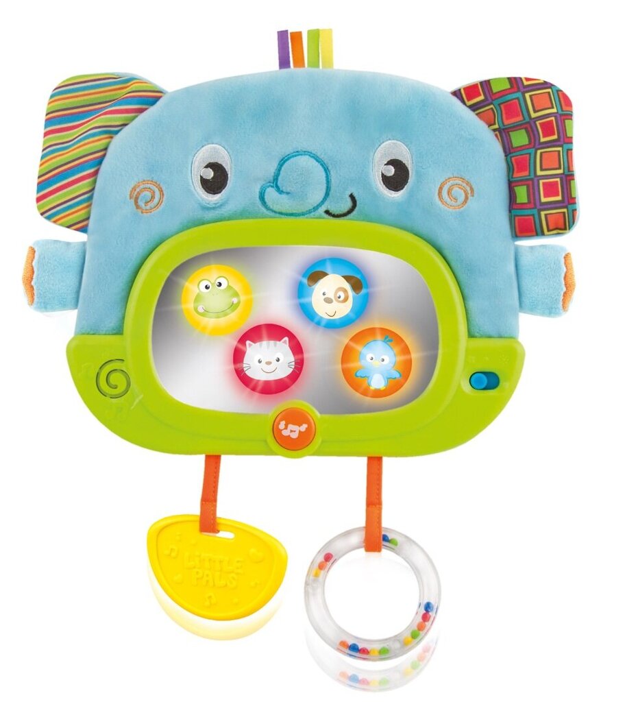 Minkštas veidrodis WinFun Beebi Drambliukas kaina ir informacija | Žaislai kūdikiams | pigu.lt