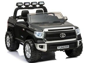 Dvivietis vaikiškas visureigis Toyota Tundra, juodas kaina ir informacija | Elektromobiliai vaikams | pigu.lt