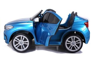 Visureigis elektrinis BMW X6M, mėlynas kaina ir informacija | Elektromobiliai vaikams | pigu.lt