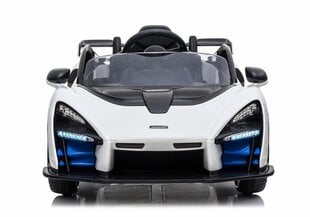 Vienvietis elektromobilis McLaren Senna, baltas kaina ir informacija | Elektromobiliai vaikams | pigu.lt