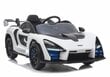 Vienvietis elektromobilis McLaren Senna, baltas kaina ir informacija | Elektromobiliai vaikams | pigu.lt