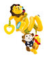 Pakabinama spiralė su žaisliukais - lavinamasis žaislas, Liūtukas kaina ir informacija | Žaislai kūdikiams | pigu.lt