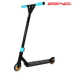 Трюковый самокат SportVida Freestyle, 100мм, RS колоса ABEC-9 RS подшибники, 82cm, цвет - черный Покер цена и информация | Самокаты | pigu.lt