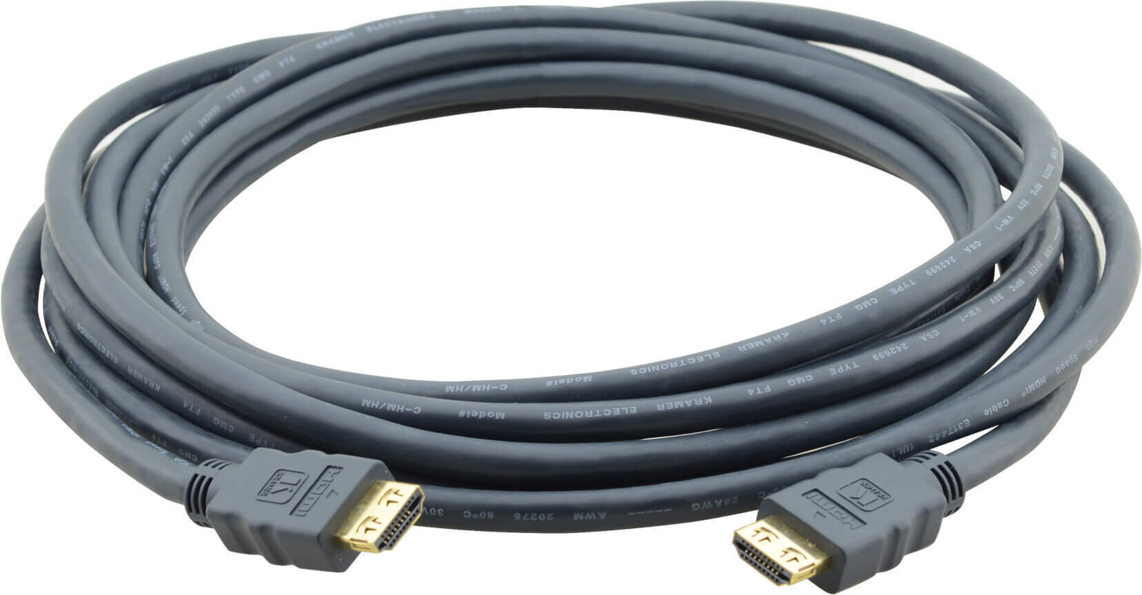 Kramer HDMI, 7,6 m kaina ir informacija | Kabeliai ir laidai | pigu.lt