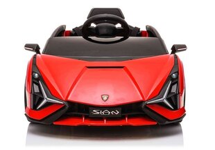 Vaikiškas elektromobilis Lamborghini Sian, raudonas kaina ir informacija | Elektromobiliai vaikams | pigu.lt