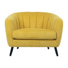 Кресло Home4You Melody, 100x88xH76 см, желтое цена и информация | Кресла в гостиную | pigu.lt