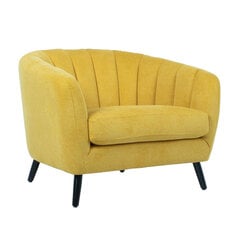 Кресло Home4You Melody, 100x88xH76 см, желтое цена и информация | Кресла в гостиную | pigu.lt