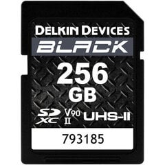 Delkin Devices 256ГБ UHS II SDXC цена и информация | Карты памяти для фотоаппаратов, камер | pigu.lt