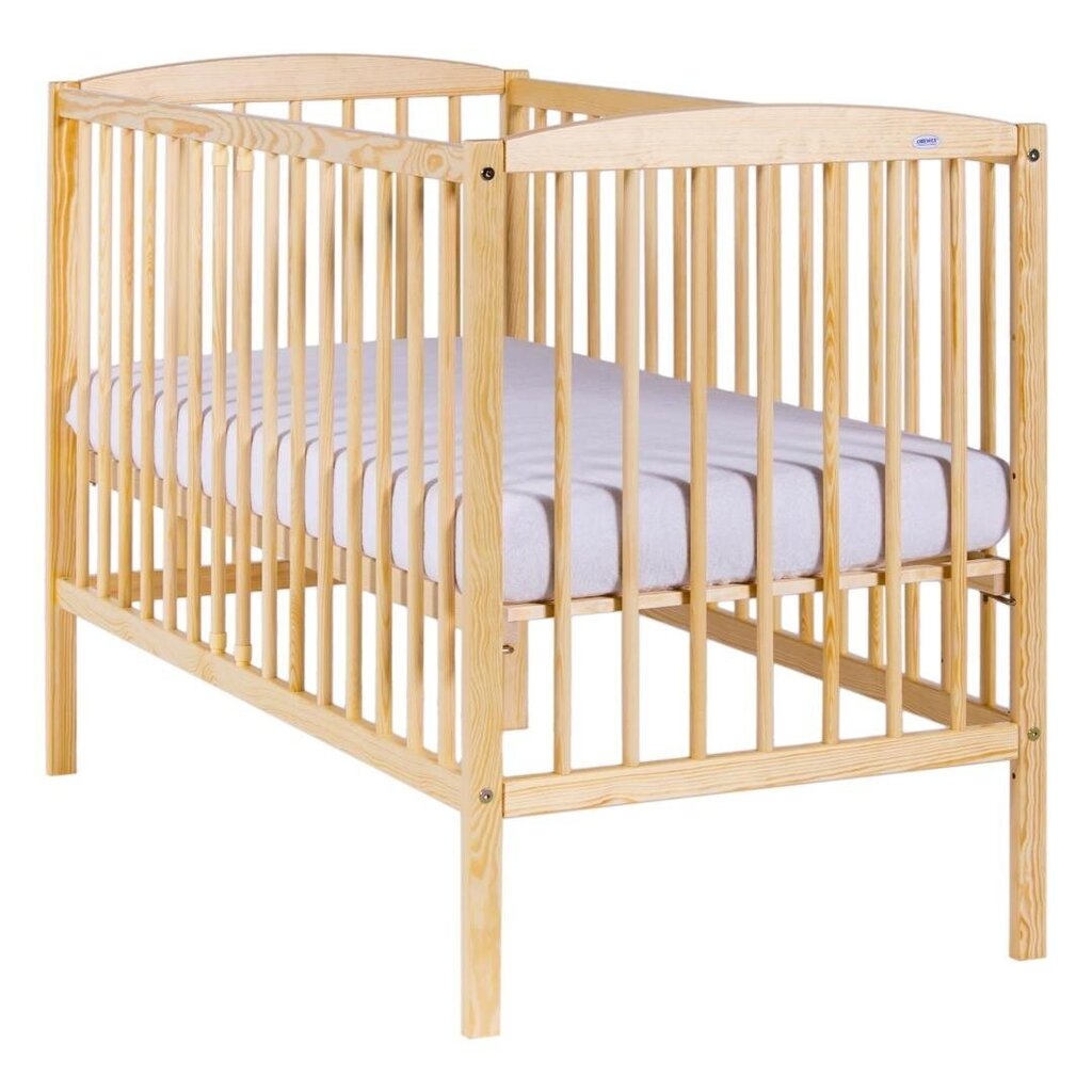 Kūdikio lovytė Drewex Kuba, 60x120 cm, ruda kaina ir informacija | Kūdikių lovytės | pigu.lt