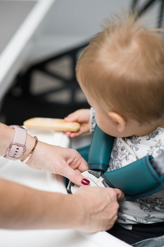 Caretero kėdutė maitinimui Tuva 2 in 1, pilka kaina ir informacija | Maitinimo kėdutės | pigu.lt