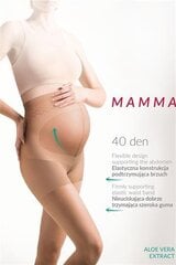 Pėdkelnės nėščiosioms Gabriella Mamma Aloe, juodos spalvos цена и информация | Колготки | pigu.lt