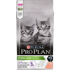 Purina Pro Plan sterilizuotoms katėms su lašiša, 1,5 kg kaina ir informacija | Sausas maistas katėms | pigu.lt