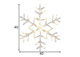 Снежинка Antarctica цена и информация | Рождественское украшение CA1031, 10 см | pigu.lt