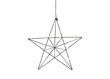 Žvaigždės formos šviestuvas Line, juodas kaina ir informacija | Kalėdinės dekoracijos | pigu.lt