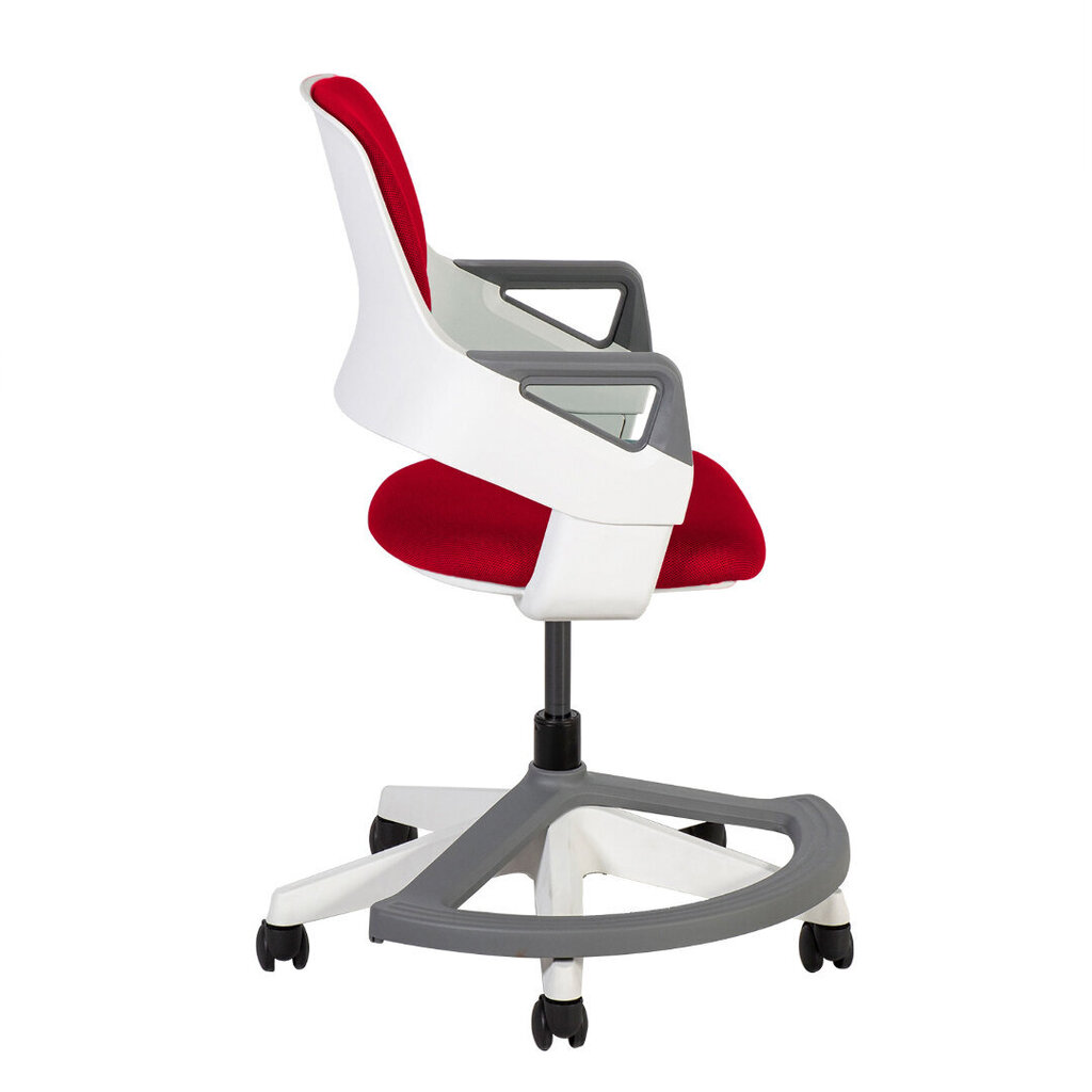 Vaikiška kėdė Home4You Rookee, raudona/balta kaina ir informacija | Biuro kėdės | pigu.lt