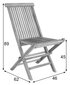 2-ų kėdžių komplektas Toledo, rudas цена и информация | Lauko kėdės, foteliai, pufai | pigu.lt