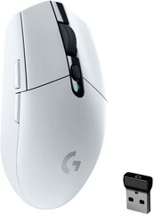 Logitech G305, balta kaina ir informacija | Pelės | pigu.lt