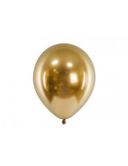 Золотые воздушные шары из фольги, 50 шт. цена и информация | Праздничные декорации | pigu.lt