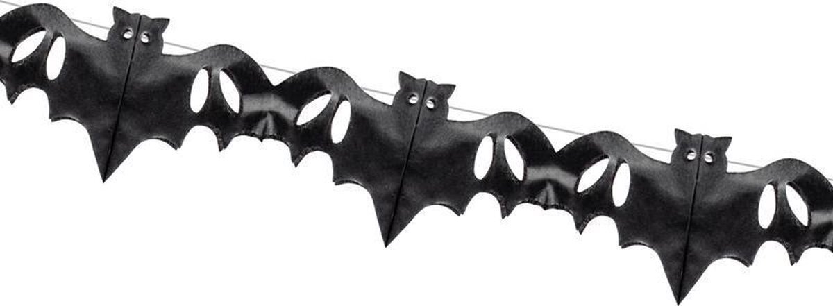 Popierinė šikšnosparnių girlianda, 4 m, 1 vnt. kaina ir informacija | Dekoracijos šventėms | pigu.lt