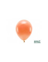 Эко шары 30 см 10 шт, оранжевые цена и информация | Шарики | pigu.lt