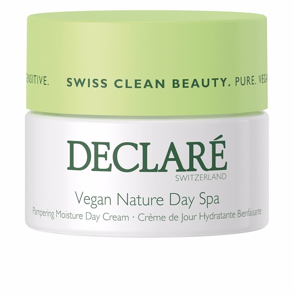 Dieninis drėkinamasis veido kremas Declare Vegan Nature Day Spa, 50ml kaina ir informacija | Veido kremai | pigu.lt