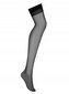 Prisegamos kojinės moterims Obsessive S813, juodos цена и информация | Pėdkelnės | pigu.lt