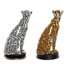 Statulėlė DKD Home Decor ,Leopardas, 2 vnt, 16 x 16 x 32 cm kaina ir informacija | Interjero detalės | pigu.lt