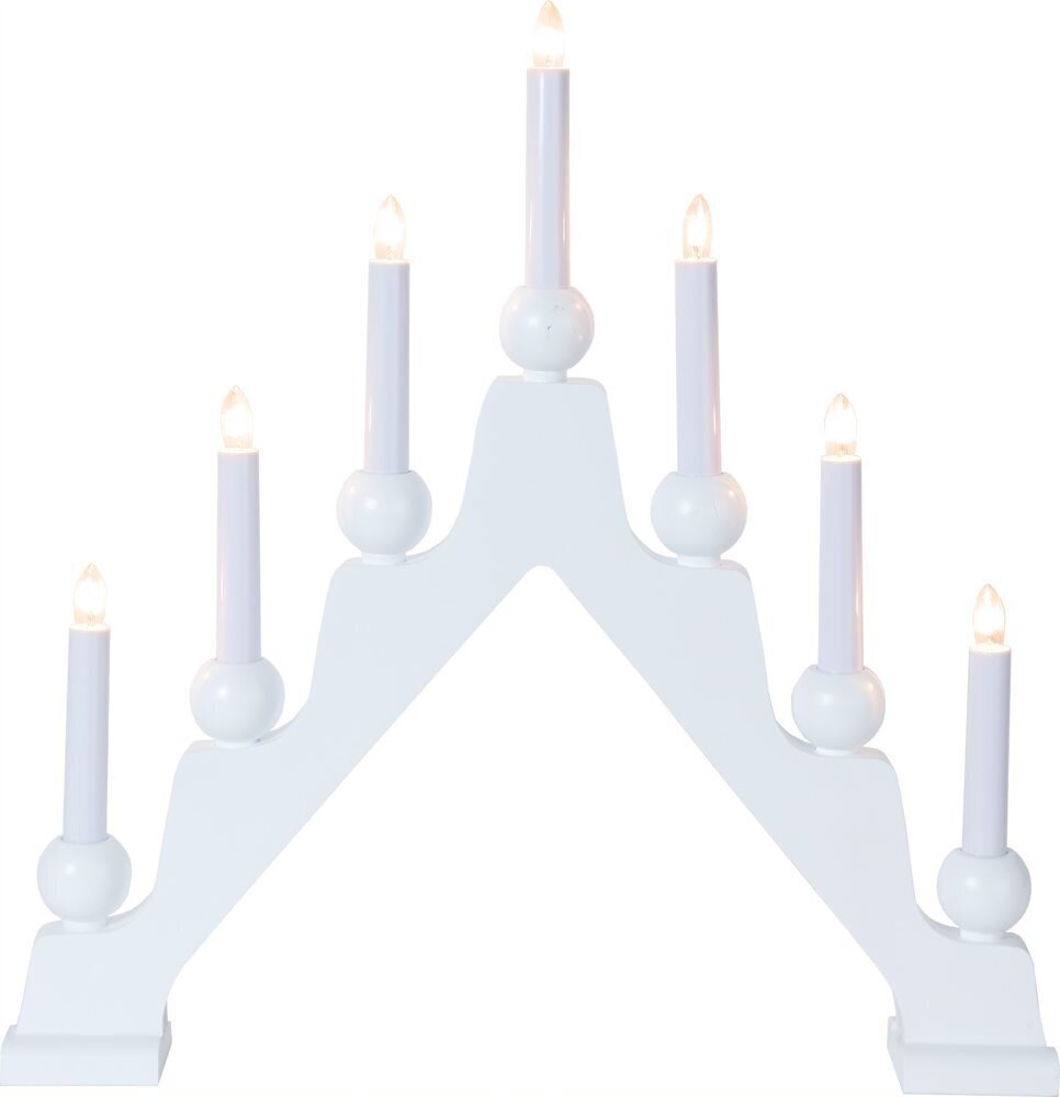 Elektrinė žvakė Emma, 7 vnt., balta kaina ir informacija | Kalėdinės dekoracijos | pigu.lt