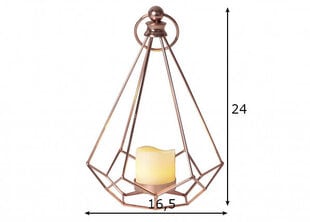 Žibintas Edge, 10 LED žibintų, maitinamas baterijomis, IP20 kaina ir informacija | Dekoracijos šventėms | pigu.lt