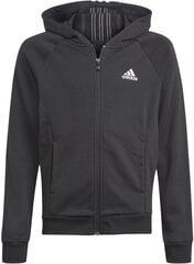 Sportinis kostiumas mergaitėms Adidas G Hooded Co Ts Black GN5509, juodas kaina ir informacija | Komplektai mergaitėms | pigu.lt