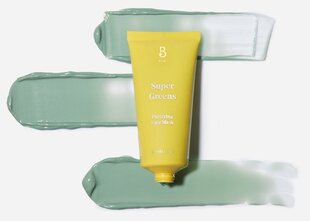 Veido kaukė Bybi Super Greens Clean Beauty Supergreens, 60 ml kaina ir informacija | Veido kaukės, paakių kaukės | pigu.lt