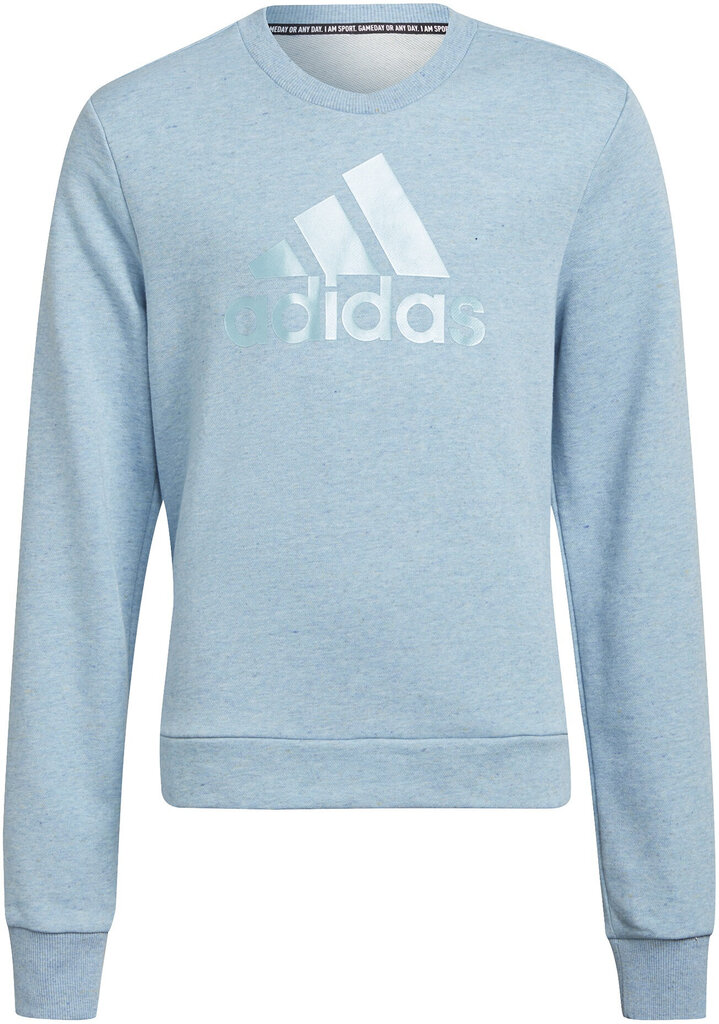 Džemperis mergaitėms Adidas G Bos Crew Blue GM6943/152, mėlynas цена и информация | Megztiniai, bluzonai, švarkai mergaitėms | pigu.lt