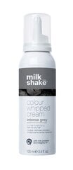 Nenuplaunamos plaukų putos Milk Shake Colour Whipped Cream Dark Grey, 100 ml kaina ir informacija | Plaukų dažai | pigu.lt