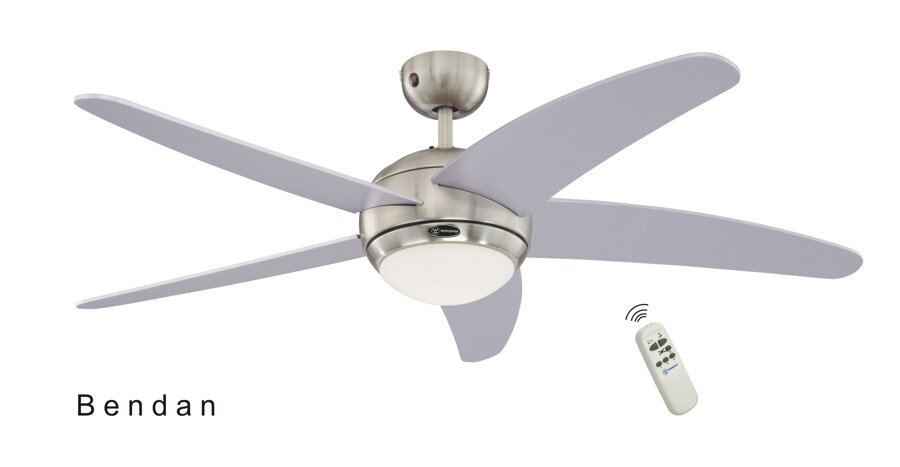 Westinghouse šviestuvas - ventiliatorius Bendan цена и информация | Šviestuvai - ventiliatoriai | pigu.lt