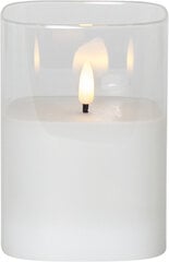 Декоративная светодиодная свеча Star Trading Flamme, прозрачная, 9 х 12,5 см цена и информация | Подсвечники, свечи | pigu.lt