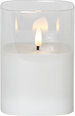 Dekoratyvinė LED žvakė Star Trading Flamme, skaidri, 9 x 12,5 cm
