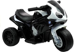 Trijų ratų elektrinis motociklas vaikams L-Toys BMW S1000RR, juodas kaina ir informacija | Elektromobiliai vaikams | pigu.lt